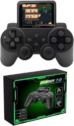 Famous Quality Videogames para crianças, controle 500 em 1, videogame, console de jogos retrô, Nintendo Gameboy de 7 anos, jogador de jogos digital, Pocket Gamer, console de jogos portátil, Mario