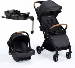 Travel System Safety 1st, Spark Plus Trio, com Isofix, 0 meses a 22 kg, Black Graphite