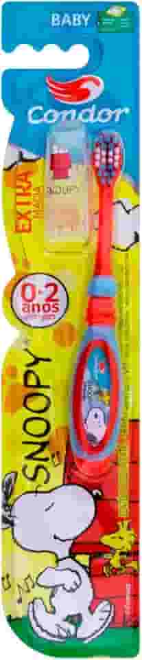 Escova Dental Infantil Snoopy 0 a 2 Anos, Condor, Multicor