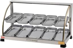 Estufa Curva Dupla 10 Bandejas, 127v, Marchesoni, Ouro Ef.2.211, Inox