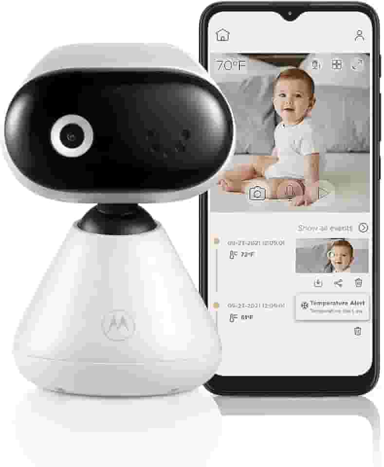 Câmera Babá Eletrônica Motorola HD Com Zoom e Wi-Fi PIP1000