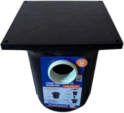 Caixa de Gordura Premium Com Cesto 410x410x480mm - Metasul