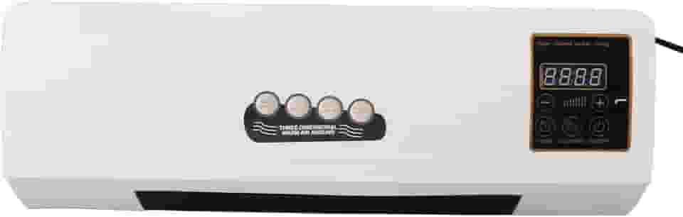 Pequeno ar condicionado, aquecedor montado na parede, ângulos amplos, operação silenciosa, uso duplo, eficiente, baixa potência para quarto e dormitório (com impressão)