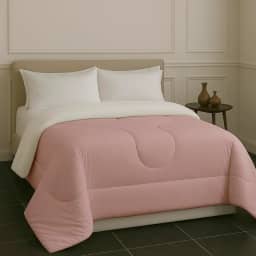 Coberdrom Arte & Cazza Dupla Face Micro percal e Fleece Pelinho (Cor4, Solteiro)