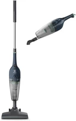 Aspirador pó vertical com fio portátil de mão 2 em 1 1450W cabo 5m capacidade 1,6L filtro HEPA Electrolux STK14 Azul Denim 127v