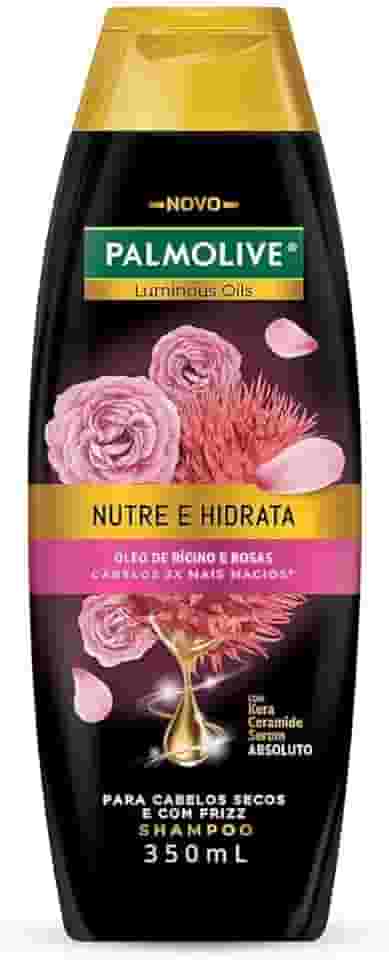 Palmolive Shampoo Luminous Oils Óleo de Rícino e Rosas 350ml