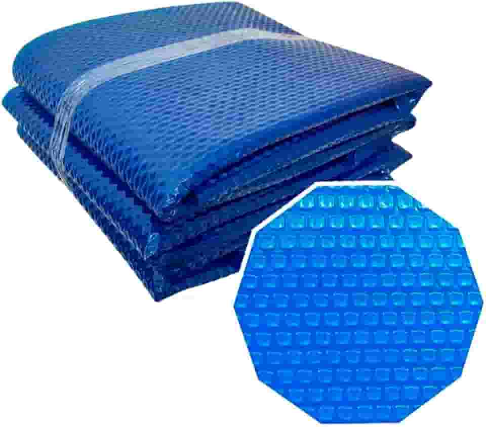 Capa Manta Lona Térmica Para Piscina 5 x 2,5m Proteção Uv 300 Micras Azul