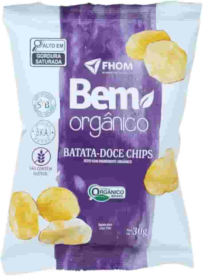 Chips Batata Doce Bem Orgânico Fhom 30g