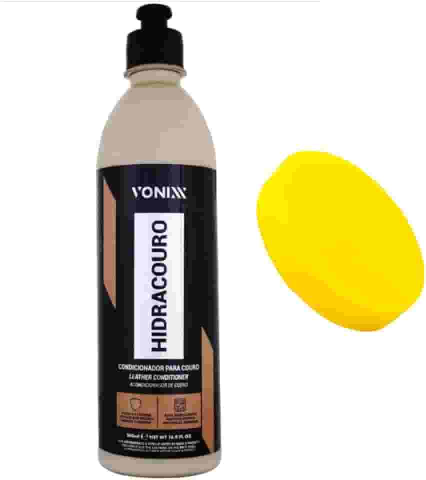 Kit vonixx Hidratante de Couro + Espuma Aplicadora Detailer