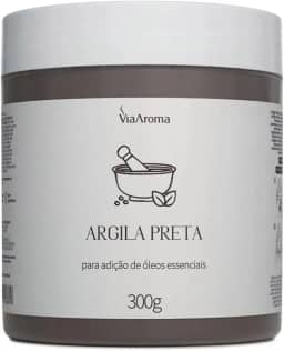 Argila Preta - Possui Ação Detox e Revitalizante| Indicado Para Todos Tipos De Pele 300g - Via Aroma