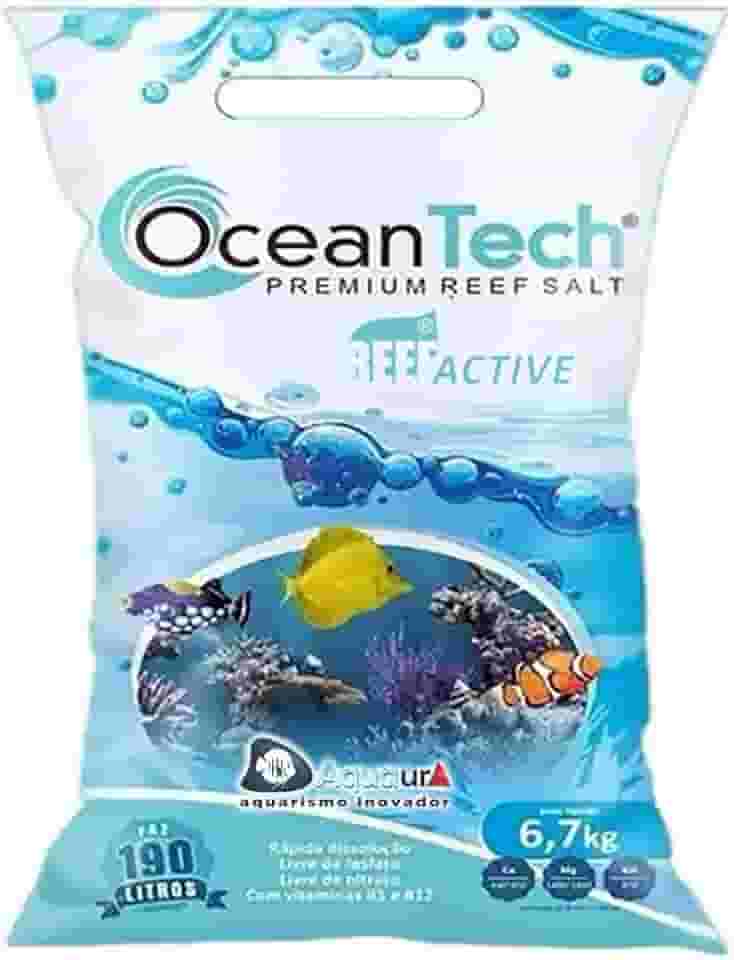 Sal Marinho Para Aquarios Reef Active 6,7kg - Ocean Tech