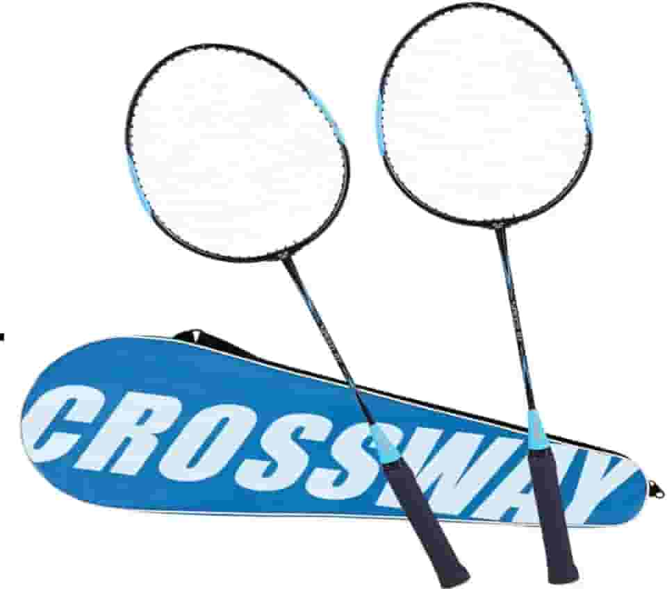 RAQUETE PARA BADMINTON AÇO CARBONO (C/02 UNID)