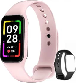 Relógio Inteligente, Smartwatches 1,47 Polegadas, Tela Colorida, 24 Modos Esportivos, Pedômetro, À Prova D'Água Rose-Unissex Smart Watch