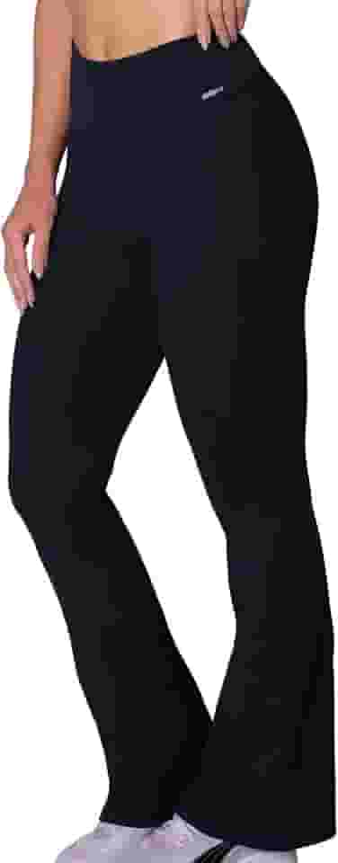 Calça Legging Flare Bailarina Poliamida Zero Transparência Cintura Alta Fit Elastano Selene