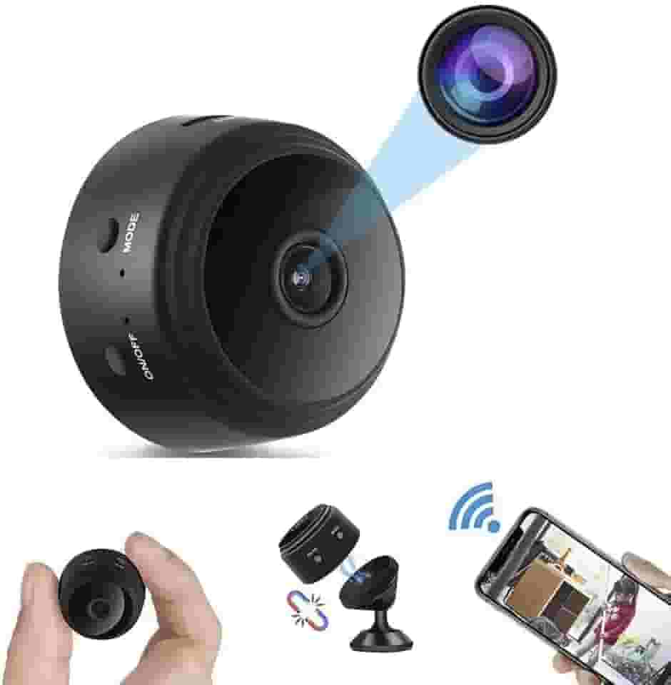 Mini câmera,câmera escondida wi-fi,sem fio hd 1080p interior casa pequena câmera espiã câmeras de segurança/baby cam bateria embutida com detecção de movimento/visão noturna