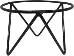 Alpe & Aritana Suporte para Vaso de Planta, Ferro, Preto, 20cm