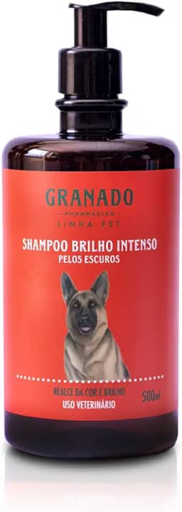 Granado Shampoo Pet Brilho Intenso Para Pelos Escuros, 500ml