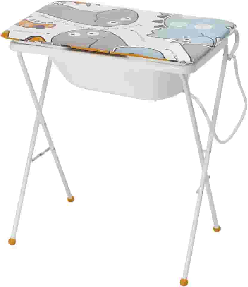 Banheira Para Bebe Com Suporte Trocador Até 20Kg Standard II Galzerano Dino