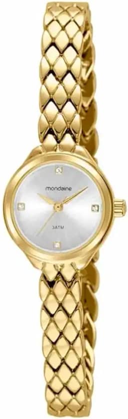 Relogio Mondaine Feminino Ref: 99614lpmvdm1 Social Mini Dourado