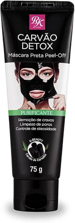 Kiss RK - Máscara Facial Carvão Detox Purificante 10g Rcpm01Br