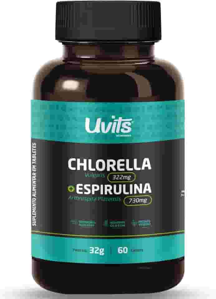 Clorella + Spirulina 60 Caplets - Uvits