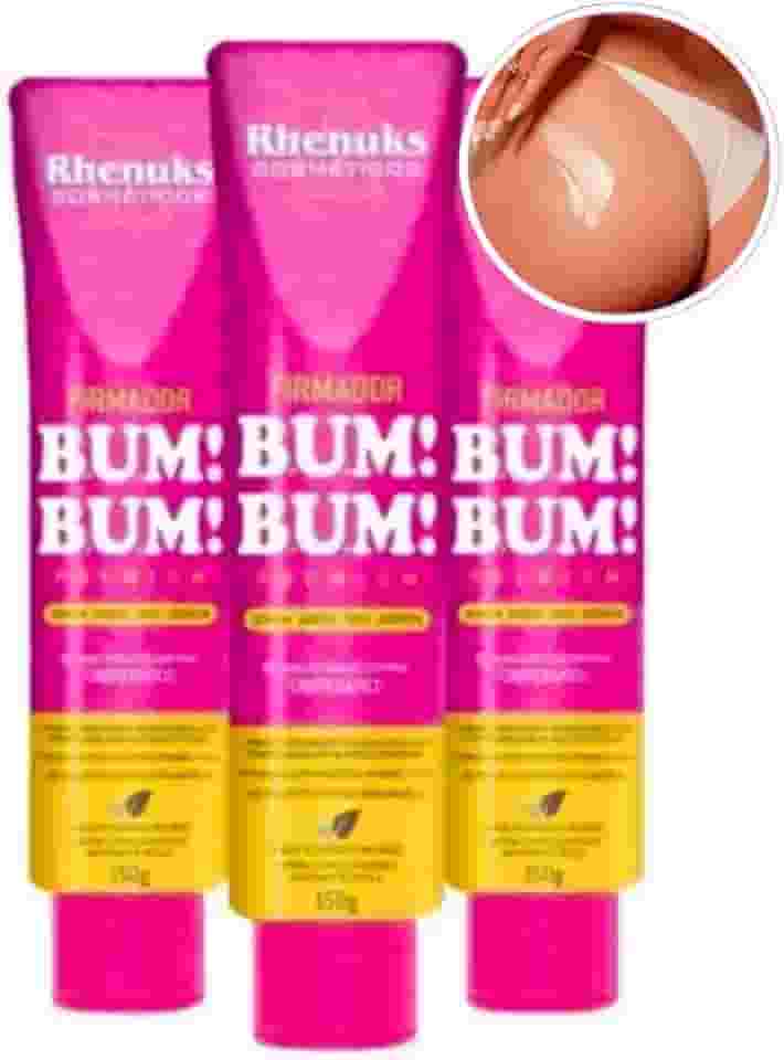 Kit 4 Gel Firmador de Bumbum Anti Celulite Flacidez e Estrias