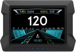Genérico Computador de Bordo P22: Display HUD Universal, Velocímetro Digital, Medidor de Inclinação e Diagnóstico OBDⅡ para Todos os Veículos