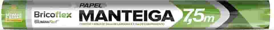 Papel Manteiga Bricoflex Rolo de 30cm de largura com 7,5m de comprimento