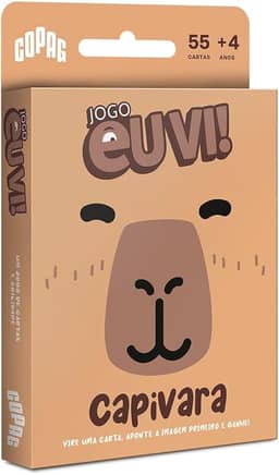 Copag, Eu Vi! Capivara, Jogo de Cartas de Atenção e Rapidez, Diversão para Toda Família