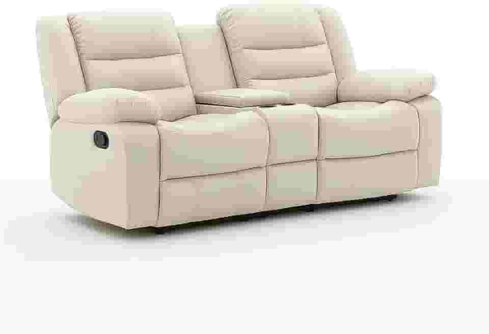 Poltrona Sala de Cinema Reclinável Manual Hollywood 2 Lugares Baú Massagem Aquecimento PU G94 - Gran Belo