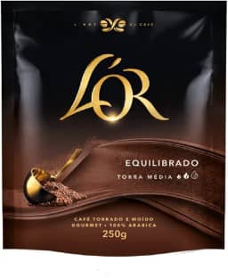 L'OR Café Torrado E Moído Equilibrado Torras 100% Arábica L'Or Sachê 250 G