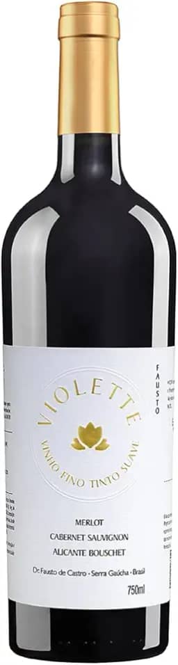 Pizzato Vinho Tinto Suave Premium Fausto Violette