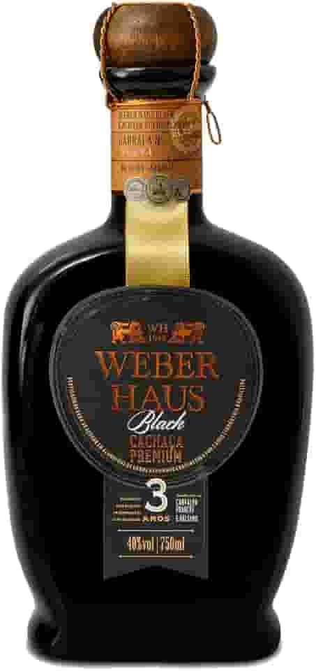 Cachaca Premium Weber Haus Black 750 Ml Preto Weber Haus Sabor 750 Ml
