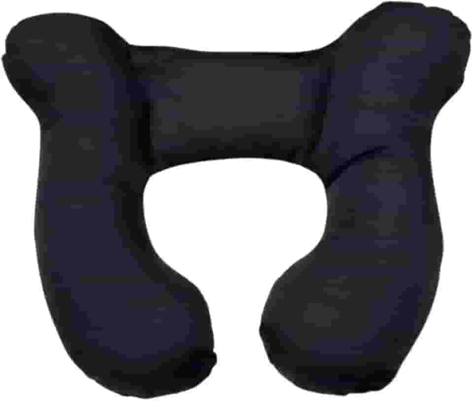 Almofada de Pescoço Apoio Cabeça Bebe Cadeirinha (Preto)