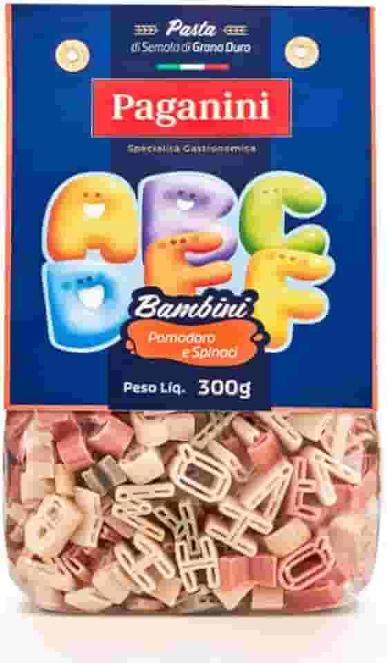 Macarrão Paganini Letrinhas Bambini 300gr