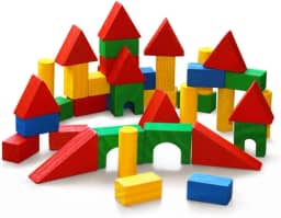 Blocos De Construção Com 40 Peças - JOTTPLA