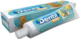 Dentil Creme Dental Baby 0-3 Anos Sem Flúor Com Xilitol Azul