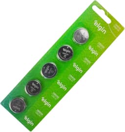 Bateria de Lítio Pilha CR2032 Cartela com 5 unidades 3v Elgin - Moeda