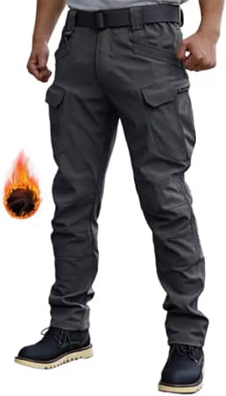 Calças táticas masculinas de trabalho resistentes à água para caminhadas militares