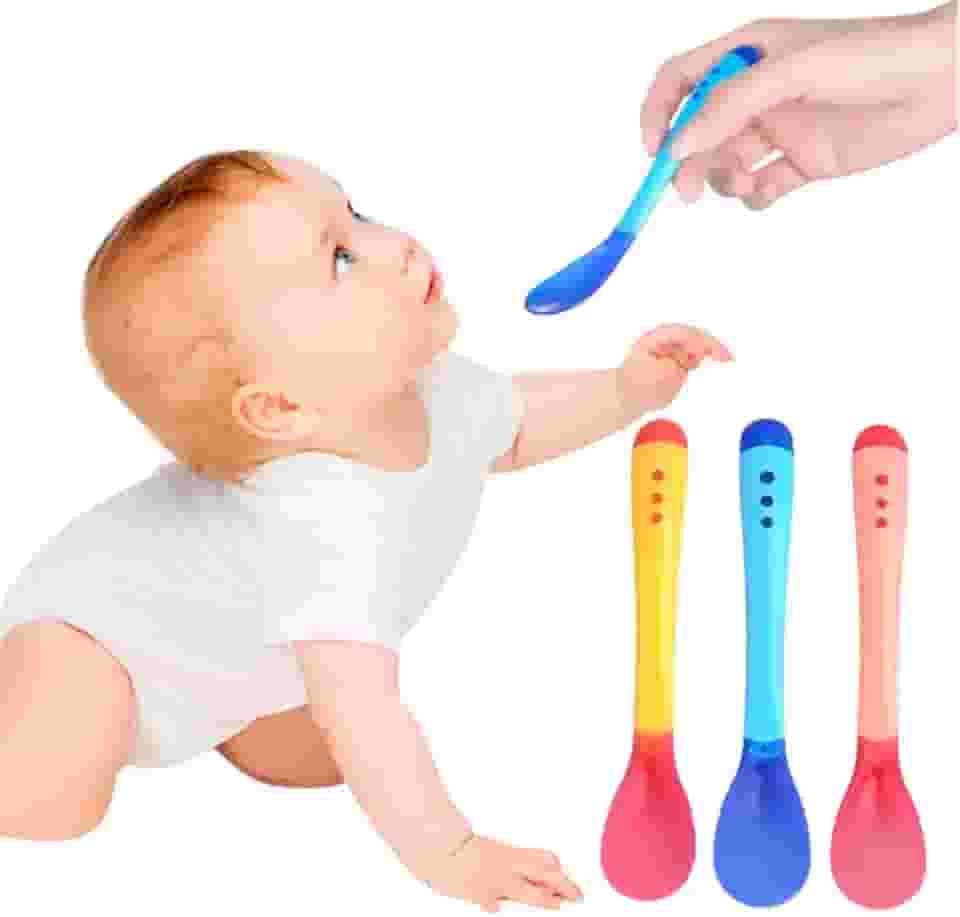 kit 3 colheres Thermosensíveis mudam de cor comida quente