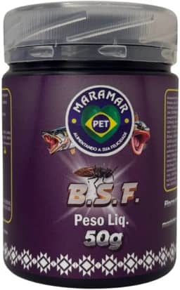 Ração Para Peixes BSF Flocos 50g Maramar