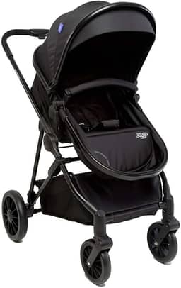 Carrinho de Bebê Cosco Kids, Lummy, Preto Absoluto