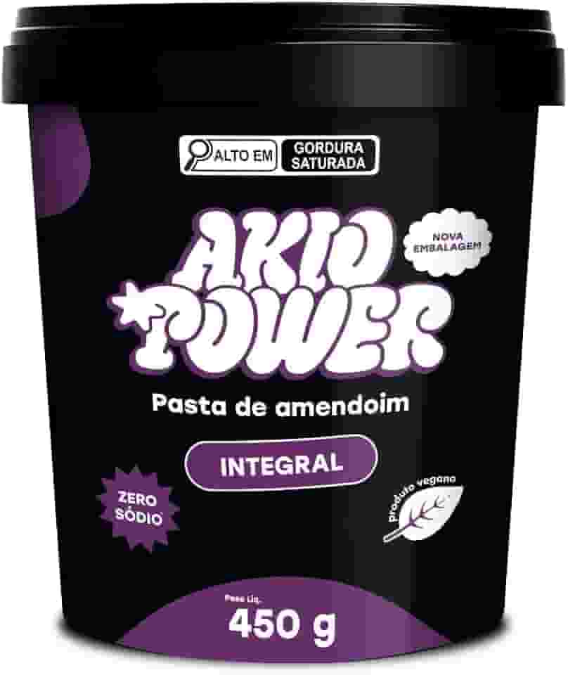 Akio Pasta De Amendoim Integral 450G