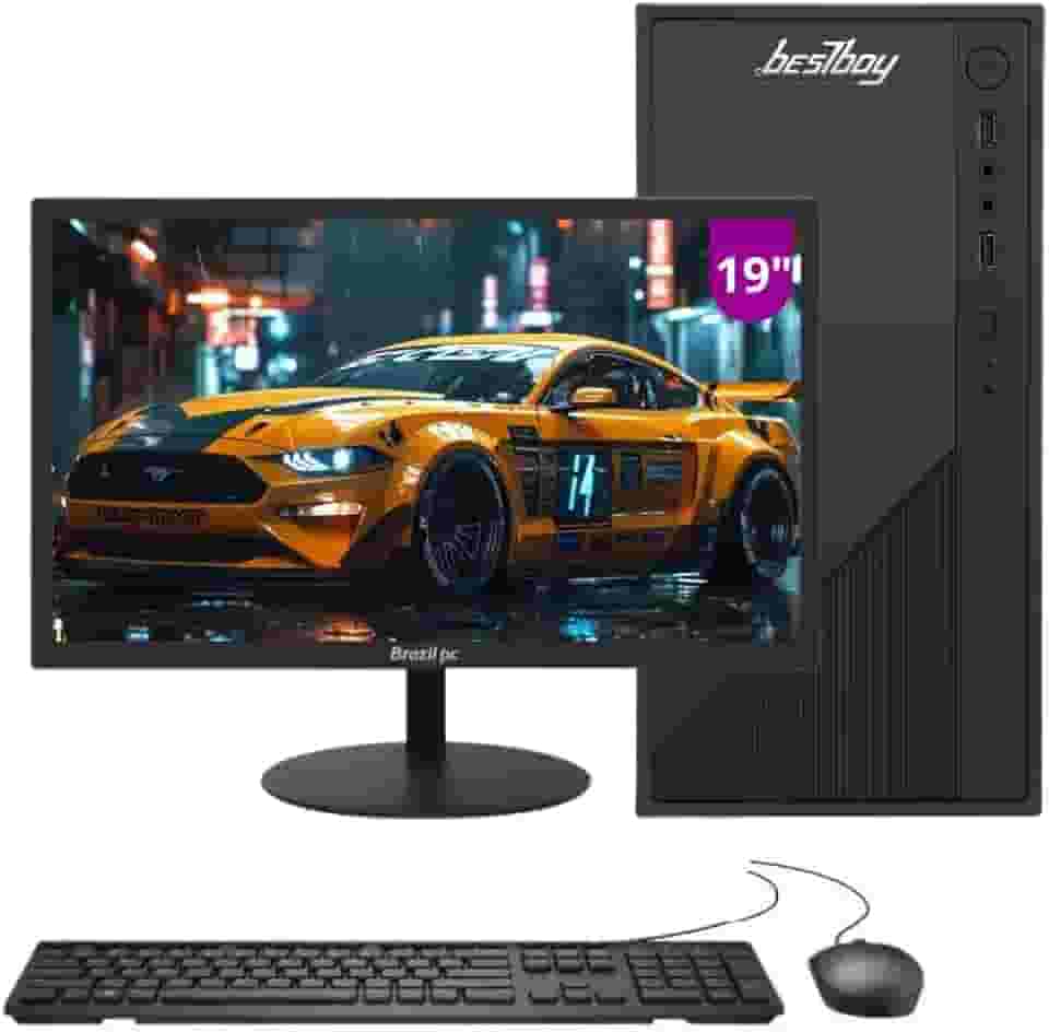 Computador Completo Bestpc Intel I5 8gb Ssd 240gb Monitor Led 19' BestBoy