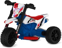 Moto Cross Eletrica 6V Azul Bandeirante