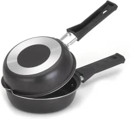 Frigideira Dupla Hamburgueira com Revestimento Antiaderente 14cm