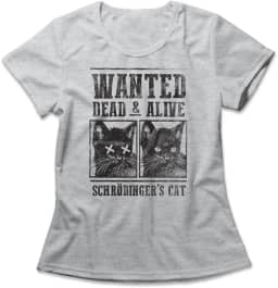 Camiseta Feminina Schrdinger's Cat