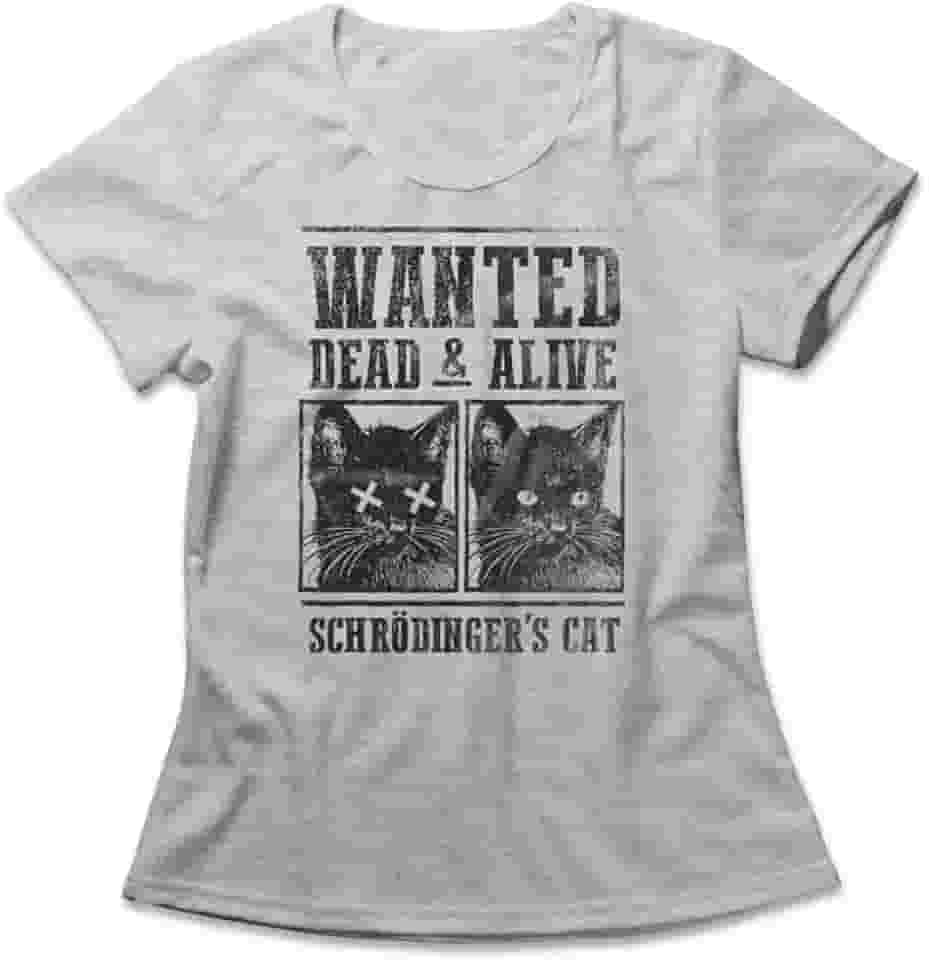 Camiseta Feminina Schrdinger's Cat
