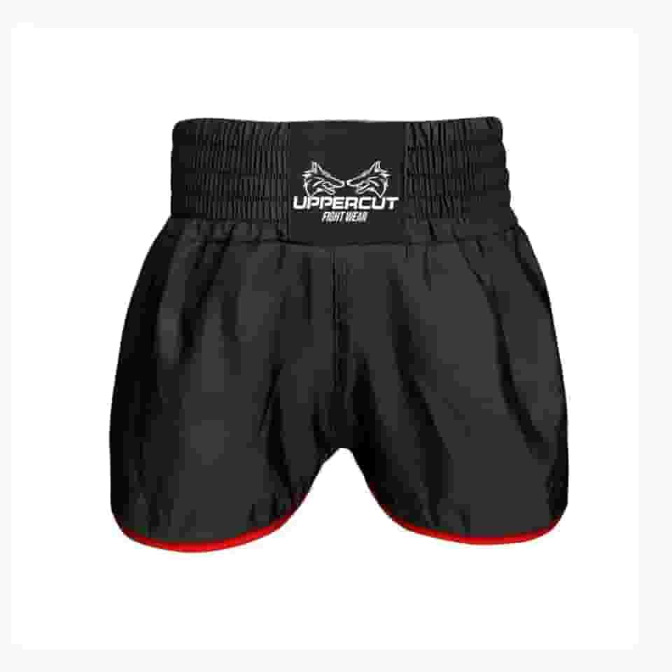 UPPERCUT Calção Muay Thai Kickboxing Adulto Ref-30 Unissex Preto - XGG