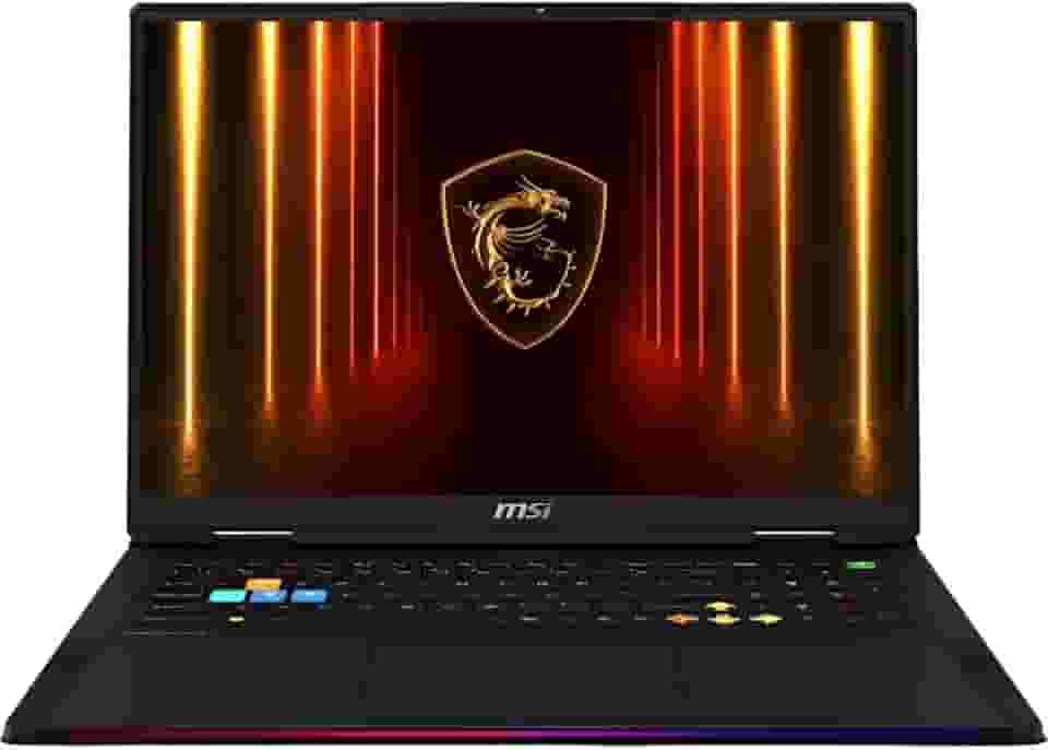 MSI Raider A2XWJG-452US, Notebook Gamer 18 Polegadas, Intel Core Ultra 9 285HX, RTX 5090 24GB, 64GB RAM DDR5, SSD 2TB, Windows 11, Tela QHD+ 240Hz, Preto